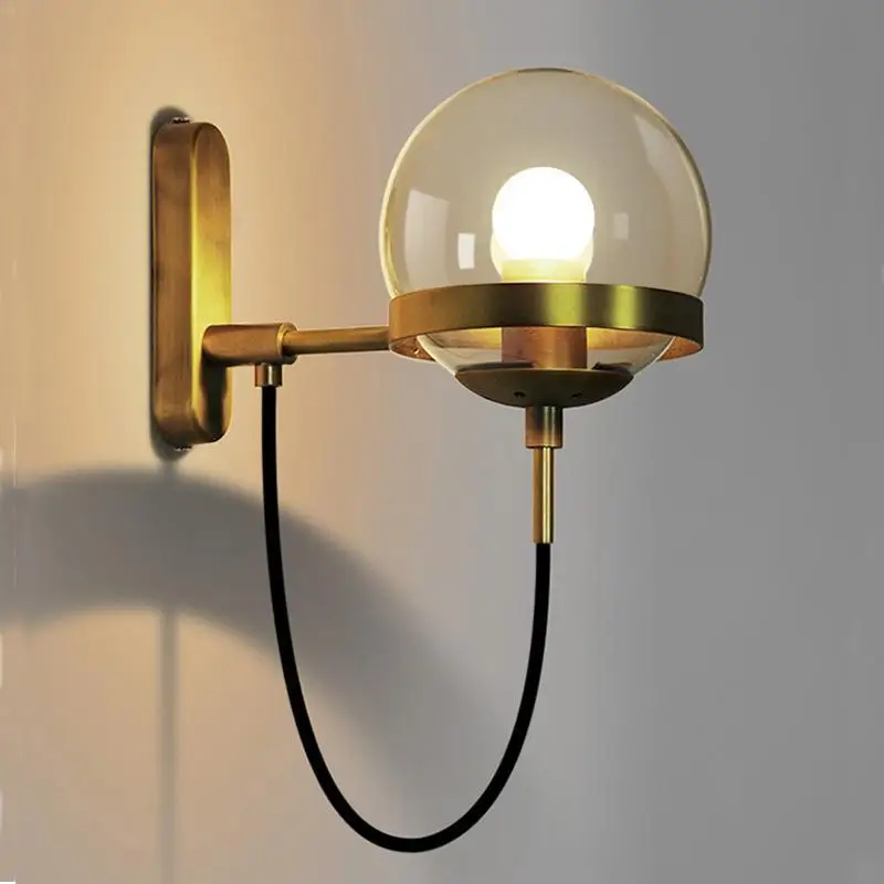 Stairway LED Light Glass Spherical Shape Nordic Wall lamps Modern Sconce Wall light Fixture Decoration
Stairway LED Light Glass Spherical Shape Nordic Wall lamps Modern Sconce Wall light Fixture Decoration