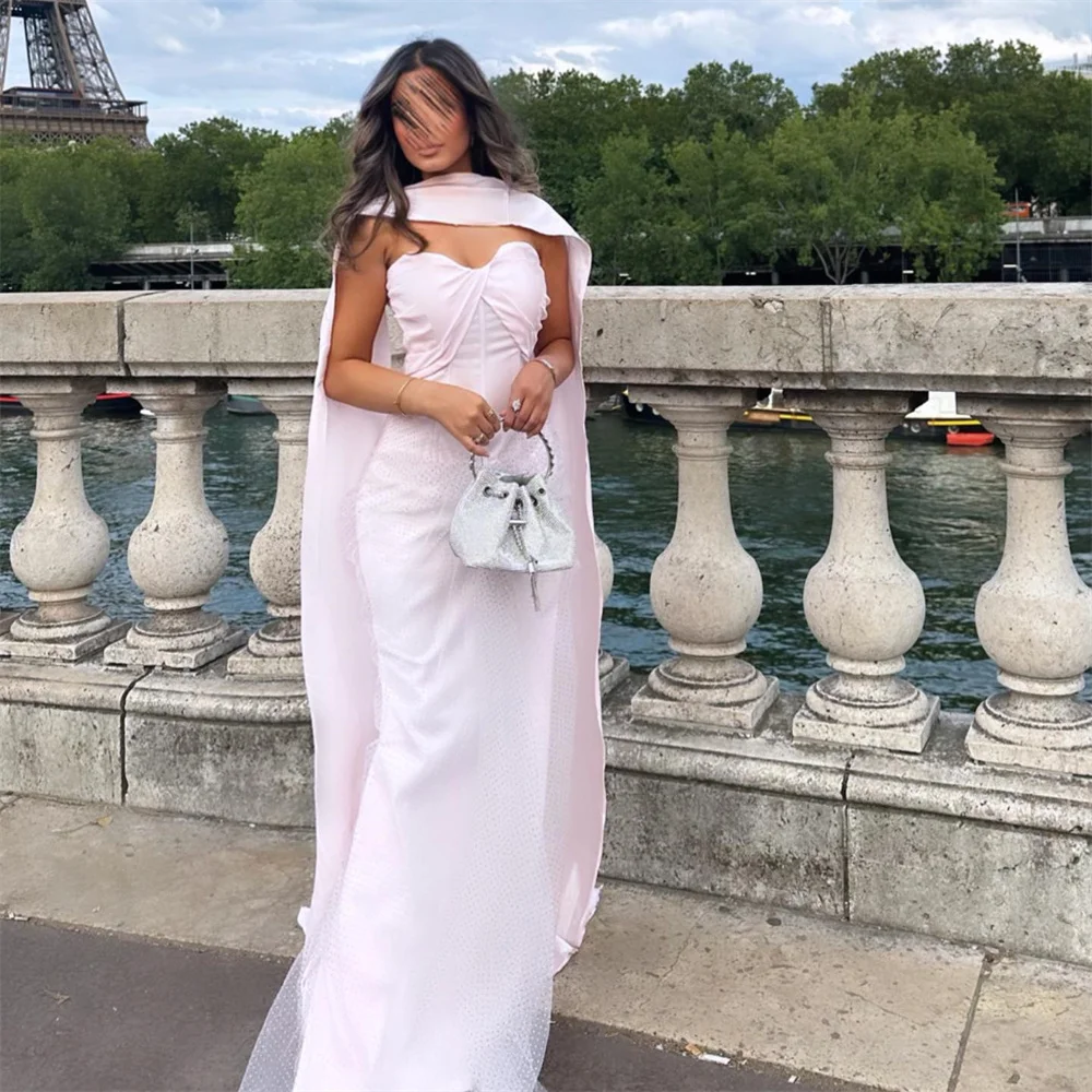 MINGLAN Elegant Pink Sweetheart Sleeveless Pleat Sequineds Mermaid Evening Dress Floor Length Sweep Train Fashion Peom Gown New
MINGLAN Elegant Pink Sweetheart Sleeveless Pleat Sequineds Mermaid Evening Dress Floor Length Sweep Train Fashion Peom Gown New