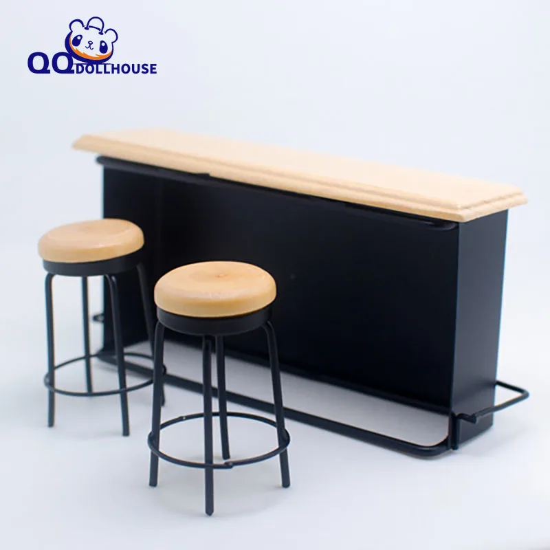 1/6 1/12 3pcs / Set Dollhouse Restaurant Outdoor Bar Scene Mini Bar +2 Stool Model Decorative Accessories
1/6 1/12 3pcs / Set Dollhouse Restaurant Outdoor Bar Scene Mini Bar +2 Stool Model Decorative Accessories