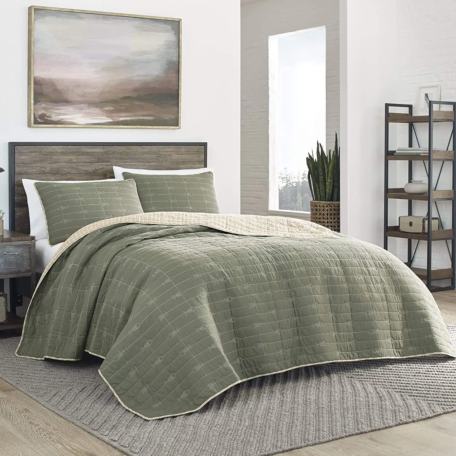 Troutdale Collection | Bedding Set-100% Cotton Light-Weight Quilt Bedspread, Pre-Washed for Extra Comfort, Queen, Green
Troutdale Collection | Bedding Set-100% Cotton Light-Weight Quilt Bedspread, Pre-Washed for Extra Comfort, Queen, Green