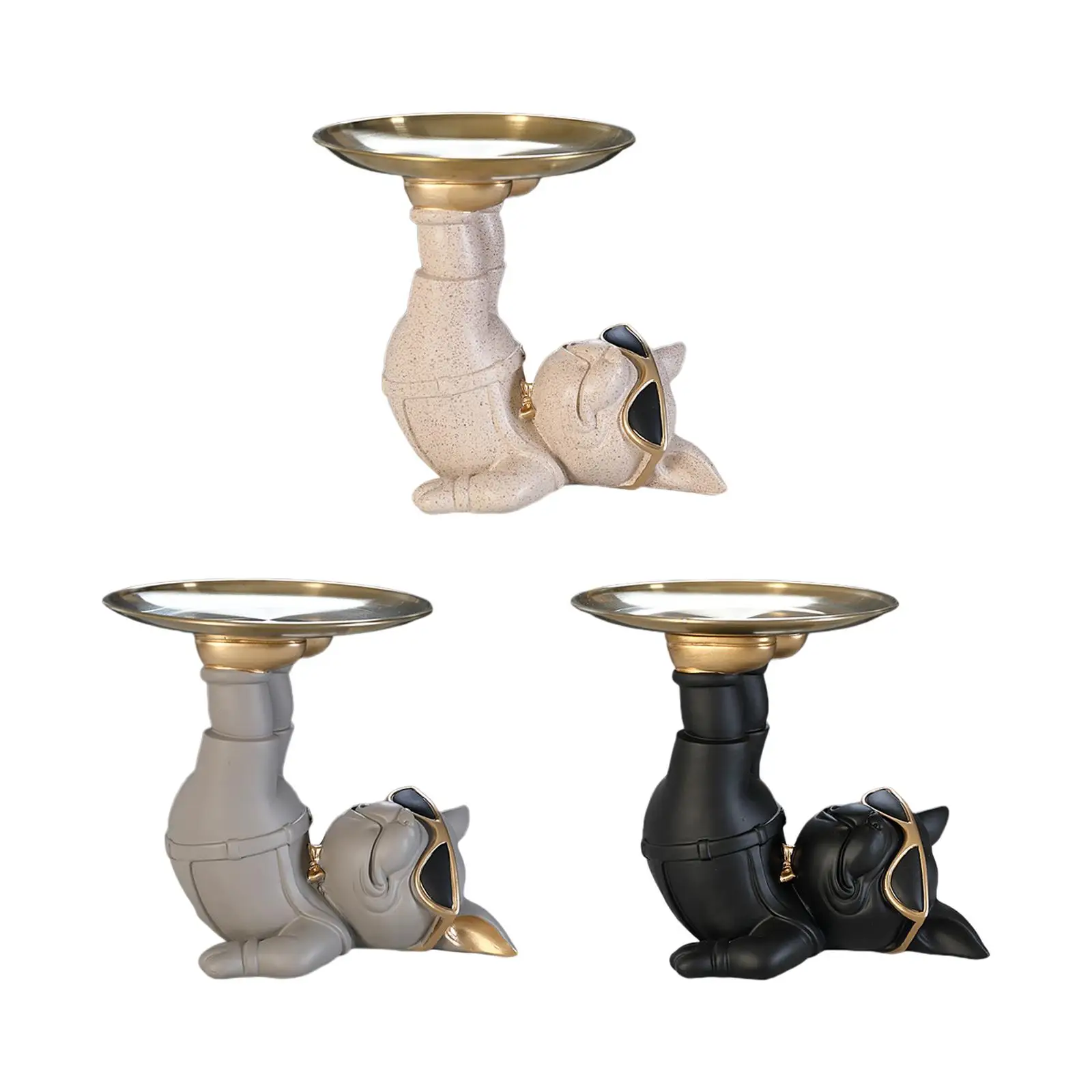 French Bulldog Statue with Tray Creative Organizer Dog Figurine with Tray for Holidays Desktop Drawing Room Festivals Cafe
French Bulldog Statue with Tray Creative Organizer Dog Figurine with Tray for Holidays Desktop Drawing Room Festivals Cafe