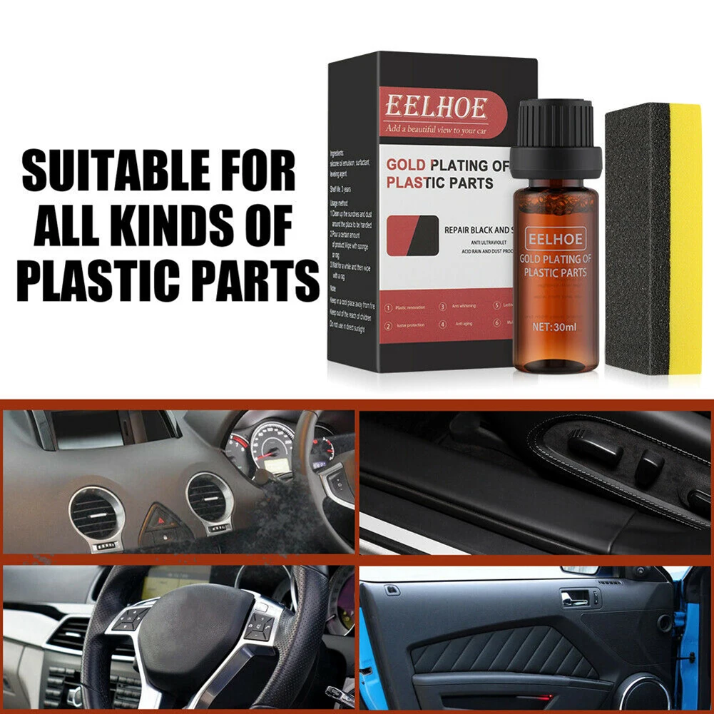 EELHOE Car Plastic Liquid Crystal Plating Liquid Car Dashboard Interior Refurbishment Agent Coating Polishing Cleaning Tool
EELHOE Car Plastic Liquid Crystal Plating Liquid Car Dashboard Interior Refurbishment Agent Coating Polishing Cleaning Tool