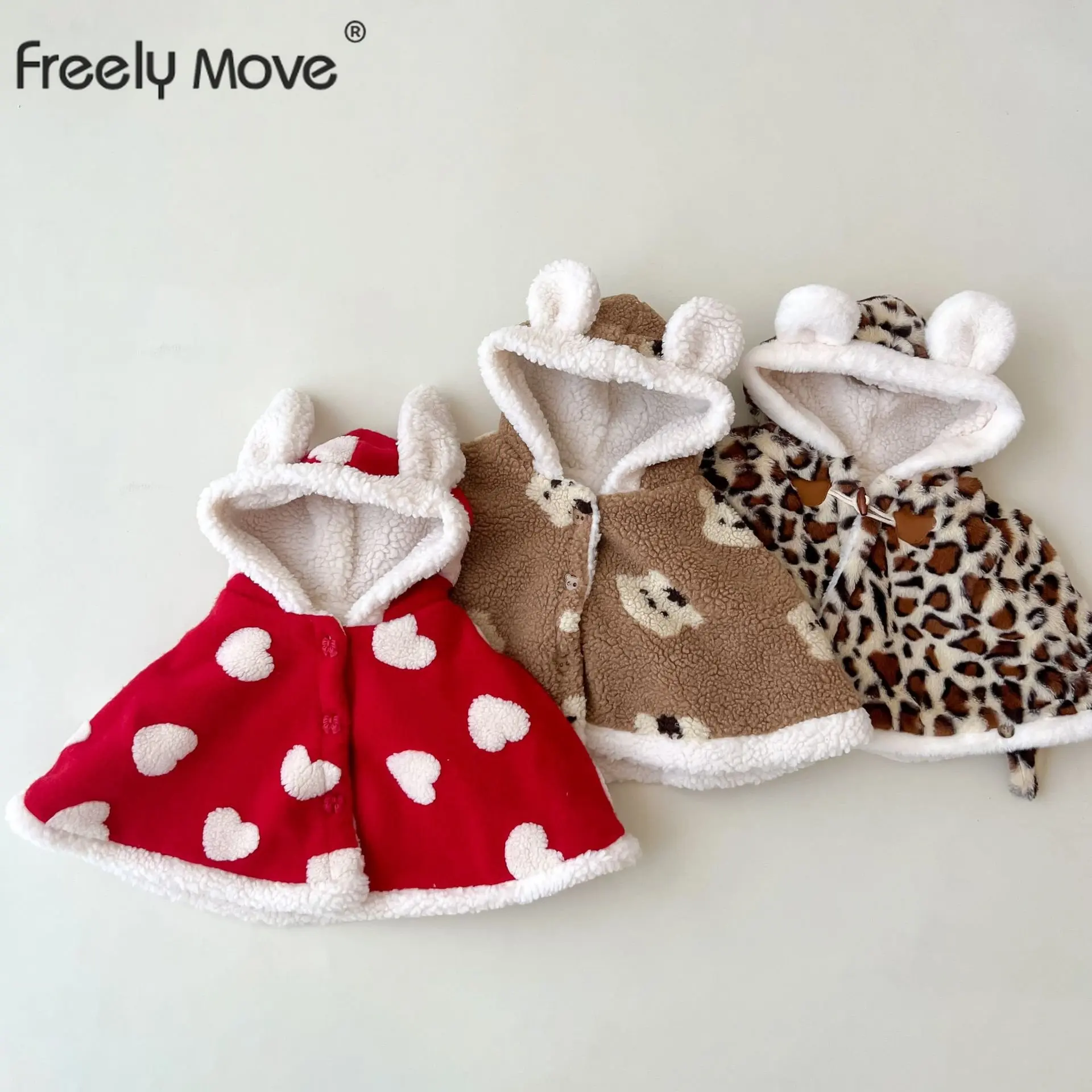 Freely Move Lovely Baby Girl Coat Cloak Cartoon Printed 2022 Autumn Winter Toddler Baby Boy Cape Infant Newborn Jacket Outwear
Freely Move Lovely Baby Girl Coat Cloak Cartoon Printed 2022 Autumn Winter Toddler Baby Boy Cape Infant Newborn Jacket Outwear