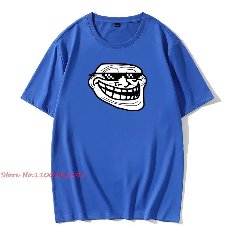 Trollface Face 100% Cotton Men Short Sleeve Tops Shirt Interesting T-shirts Brand-Clothing Europe T-Shirt Large Size XXXL
Trollface Face 100% Cotton Men Short Sleeve Tops Shirt Interesting T-shirts Brand-Clothing Europe T-Shirt Large Size XXXL