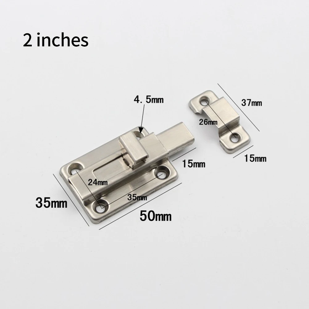 1pc Double-Ended Door Bolts Sliding Lock Stainless Steel Silver Barrel Bolt Automatic Spring Latch Safety Lock Door Hardware
1pc Double-Ended Door Bolts Sliding Lock Stainless Steel Silver Barrel Bolt Automatic Spring Latch Safety Lock Door Hardware