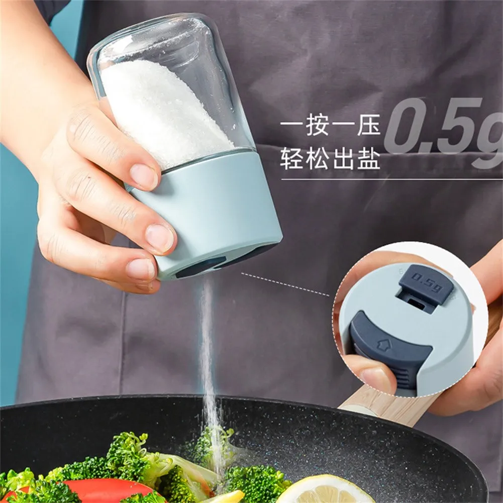 100ml Salt Container Quantitative Salt Shaker Seasoning Bottle Push Type Creative Control Dosage Spice Tools Kitchen Gadgets
100ml Salt Container Quantitative Salt Shaker Seasoning Bottle Push Type Creative Control Dosage Spice Tools Kitchen Gadgets