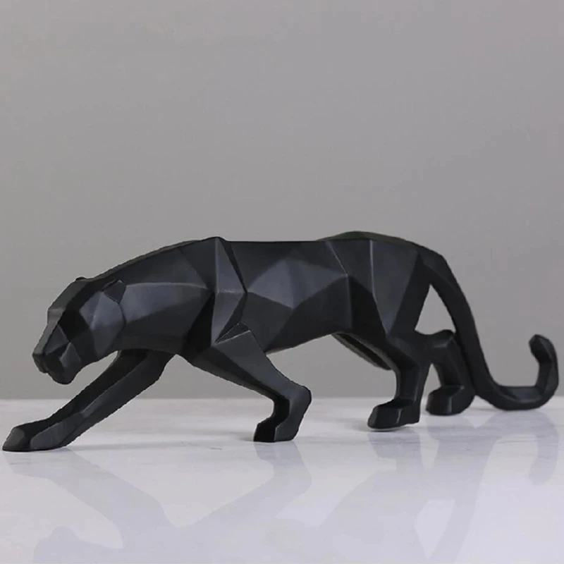 July activities Black Panther Sculpture Geometric Resin Leopard Statue in Stock
July activities Black Panther Sculpture Geometric Resin Leopard Statue in Stock