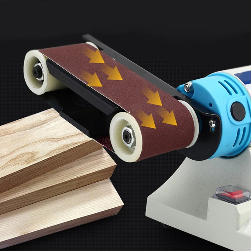 Multifunctional Mini Electric Belt Sander DIY Polishing Grinding Machine Cutter Edges Sharpener Grinder With Belt
Multifunctional Mini Electric Belt Sander DIY Polishing Grinding Machine Cutter Edges Sharpener Grinder With Belt