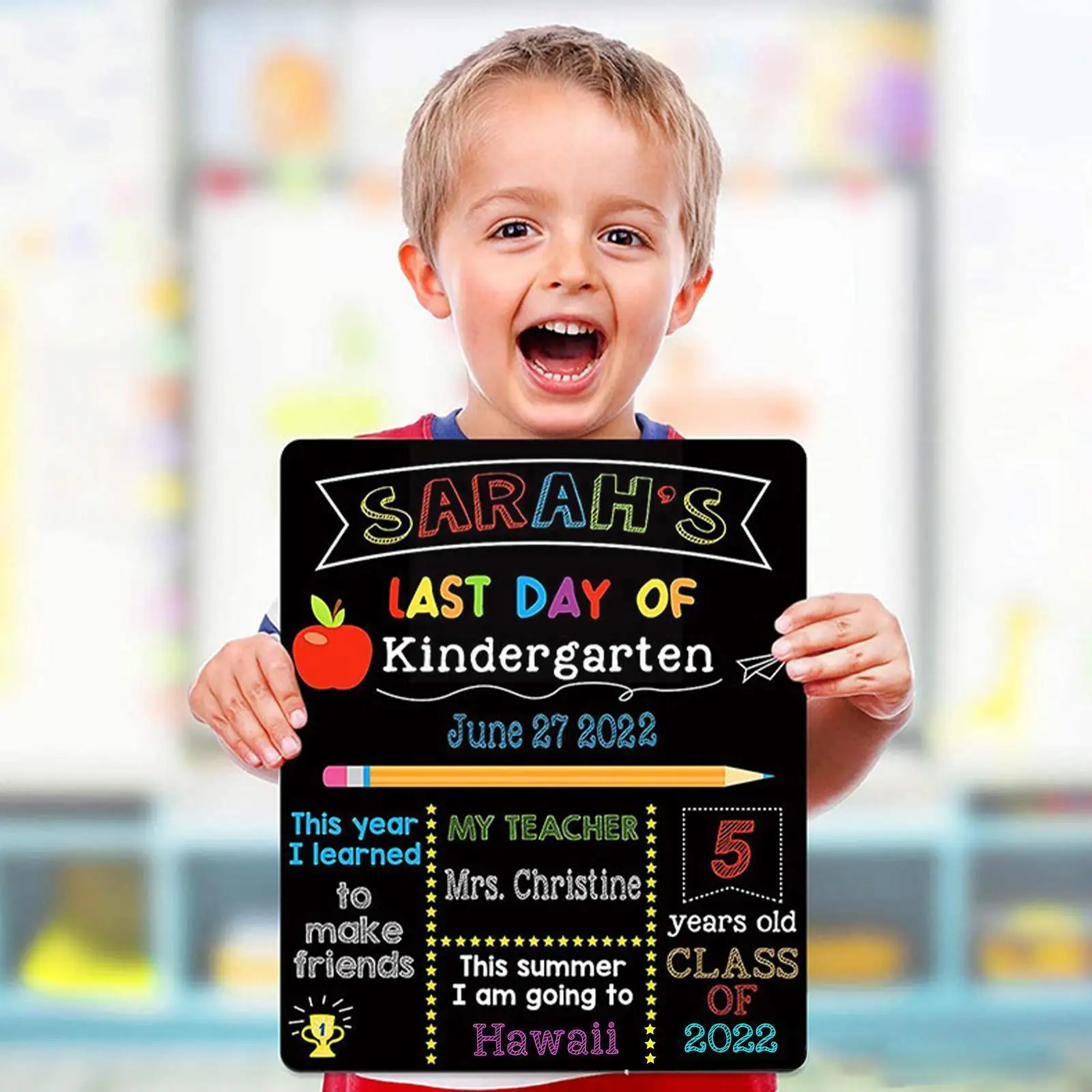 First Day Of School Chalkboard Metal Sign Reusable Easy Clean Decoration For Kids School Chalkboard Sign Back To School Boa Z0e8 
First Day Of School Chalkboard Metal Sign Reusable Easy Clean Decoration For Kids School Chalkboard Sign Back To School Boa Z0e8