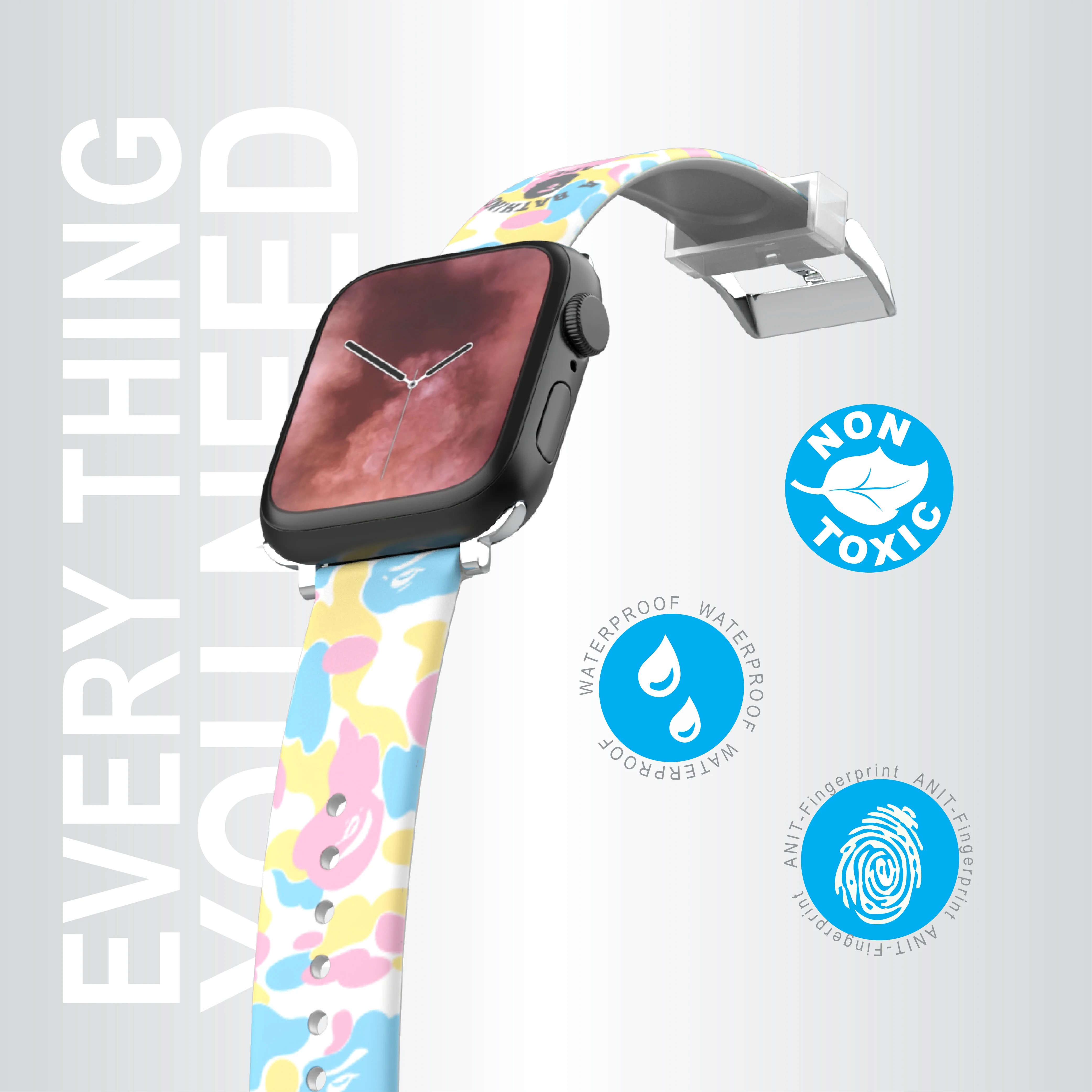 Silicone Strap Compatible with Apple watch band 45mm 44mm 42mm 40mm 38mm Color silicone replacement strap for iwatch 7 6 5 43 SE
Silicone Strap Compatible with Apple watch band 45mm 44mm 42mm 40mm 38mm Color silicone replacement strap for iwatch 7 6 5 43 SE