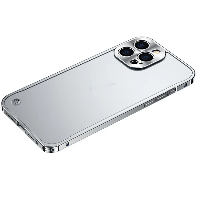 Metal Frame Lens Protection Cap Aluminum Phone Case For iPhone 12Pro 13 Pro Max 11 ProMax 11 Matte Translucent Back Cover
Metal Frame Lens Protection Cap Aluminum Phone Case For iPhone 12Pro 13 Pro Max 11 ProMax 11 Matte Translucent Back Cover