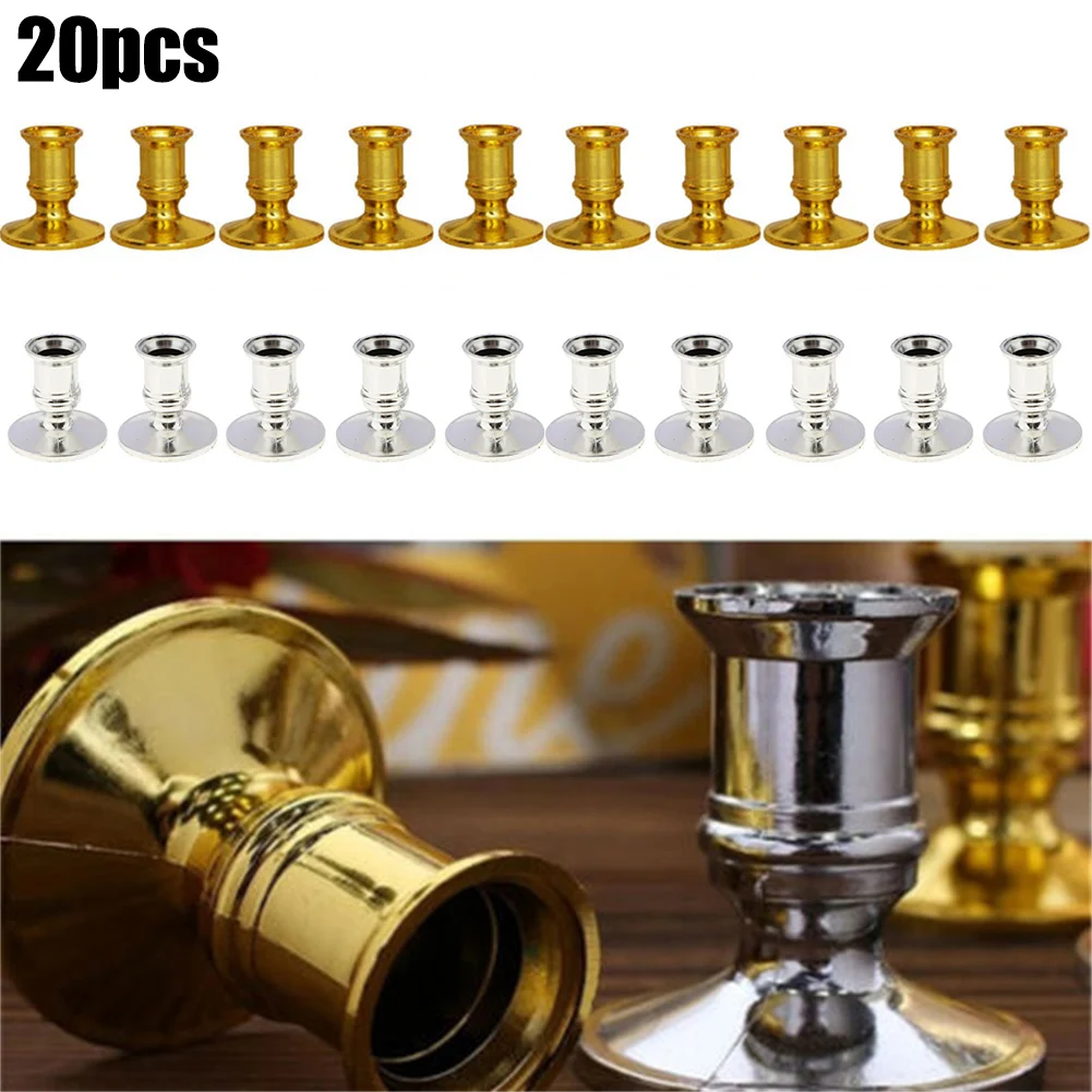 20pcs Traditional Shape Gold/Silver Candle Base Holder Pillar Taper Candlestick Stand Plastic Candle Holders Home Party Decor
20pcs Traditional Shape Gold/Silver Candle Base Holder Pillar Taper Candlestick Stand Plastic Candle Holders Home Party Decor