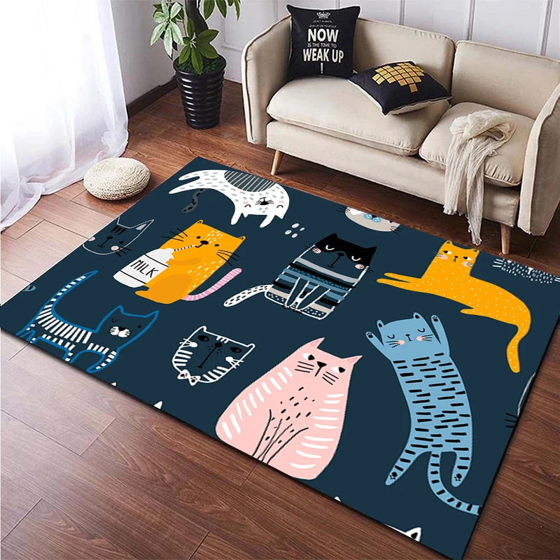 Cute cat carpet Picnic mat Yoga living room children's area rug games area crawling mat doormat washroom floor mat
Cute cat carpet Picnic mat Yoga living room children's area rug games area crawling mat doormat washroom floor mat