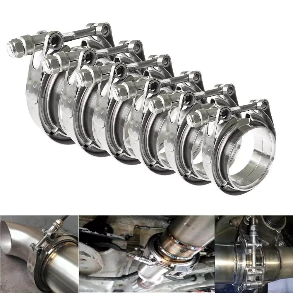 

2" 2.5" 3" 3.5" 4" Stainless Steel Car V-band Male Female Exhaust Flange Vband Clamps V Band Clamp Kit