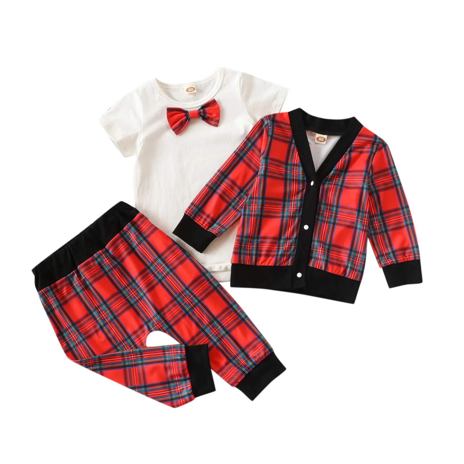 Autumn And Winter Baby Boys Christmas Long Sleeve Lattice Pullover Romper Little Girls Tracksuit Set Clothe for Baby Boy
Autumn And Winter Baby Boys Christmas Long Sleeve Lattice Pullover Romper Little Girls Tracksuit Set Clothe for Baby Boy