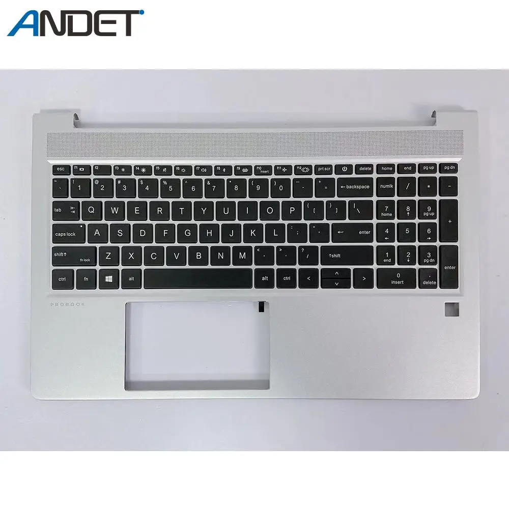 

New Original For HP ZHAN 66 PRO 15 G4 PROBOOK 450 G8 Laptop Palmrest Upper Cover With US Backlight Keyboard Silver M21742-001