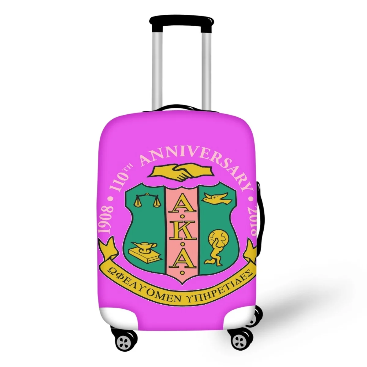 FORUDESIGNS Alpha Kappa Alpha Suitcase Cover Protective High Stretch Trolley Case Protective Luggage Covers Practical
FORUDESIGNS Alpha Kappa Alpha Suitcase Cover Protective High Stretch Trolley Case Protective Luggage Covers Practical