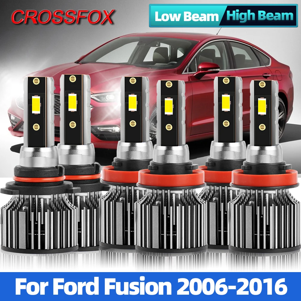 6Pcs Canbus LED Light Bulb H7 H11 LED Headlight Car LED Lamp CSP Chips 40000LM For Ford Fusion 2006-2012 2013 2014 2015 2016
6Pcs Canbus LED Light Bulb H7 H11 LED Headlight Car LED Lamp CSP Chips 40000LM For Ford Fusion 2006-2012 2013 2014 2015 2016