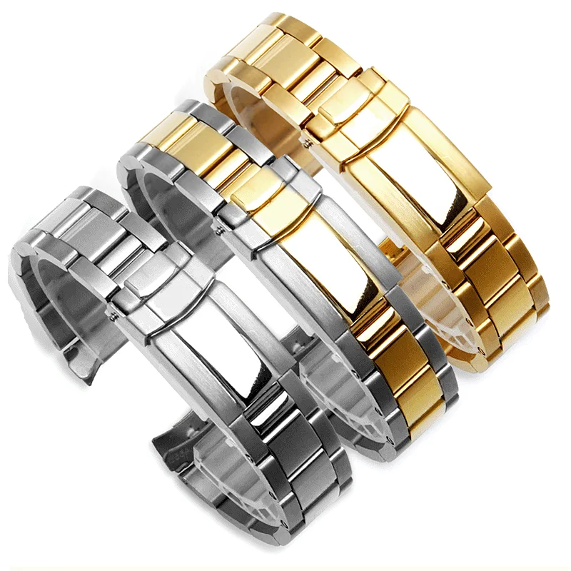 Stainless steel strap men's watch accessories 17mm 20mm for rlx series arc mouth waterproof steel strap women watch band
Stainless steel strap men's watch accessories 17mm 20mm for rlx series arc mouth waterproof steel strap women watch band