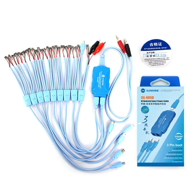 SUNSHINE SS-905D V7.0 НОВЫЙ телефонный смарт-кабель питания для iPhone для Samsung/Huawei Android кабель тестирования постоянного тока источника питания
SUNSHINE SS-905D V7.0 НОВЫЙ телефонный смарт-кабель питания для iPhone для Samsung/Huawei Android кабель тестирования постоянного тока источника питания