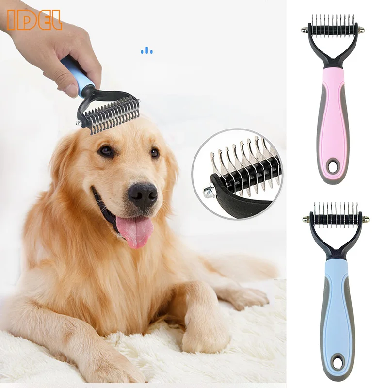 Щетка для вычесывания шерсти домашних животных, инструмент для ухода за шерстью, для собак и кошек 
Щетка для вычесывания шерсти домашних животных, инструмент для ухода за шерстью, для собак и кошек