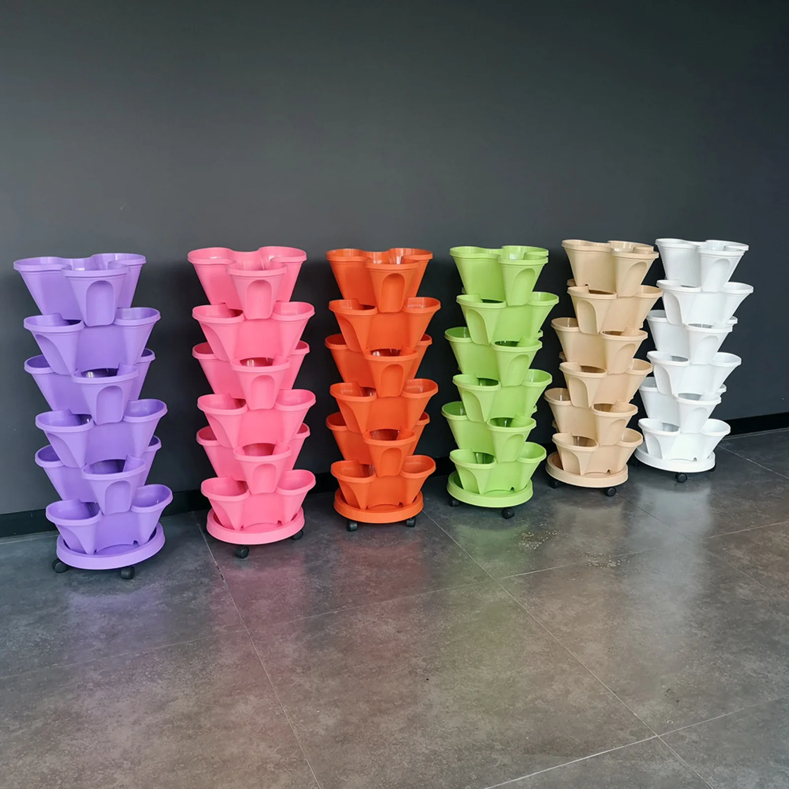 Garden Planter Flowerpot Flower Plant Container Seed Starting Pots Stackable Strawberry Herb Flower Pot Self Watering Garden
Garden Planter Flowerpot Flower Plant Container Seed Starting Pots Stackable Strawberry Herb Flower Pot Self Watering Garden