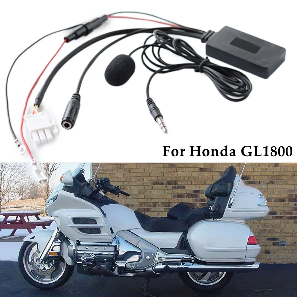 For Honda GL1800 Audio Navi 3-pin AUX Bluetooth-Compatible Wireless AUX Cable Adaptor+MIC Motorcycle Accessories
For Honda GL1800 Audio Navi 3-pin AUX Bluetooth-Compatible Wireless AUX Cable Adaptor+MIC Motorcycle Accessories
