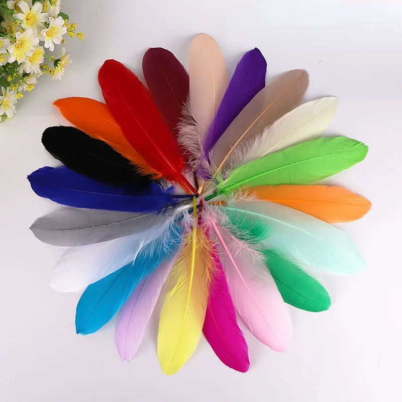 50pcs/pack Colored Goose Feather 15-20cm Hard Big Feather Outdoor Decor Robe Feathers for Sewing In Dresses Accessories Costumes
50pcs/pack Colored Goose Feather 15-20cm Hard Big Feather Outdoor Decor Robe Feathers for Sewing In Dresses Accessories Costumes