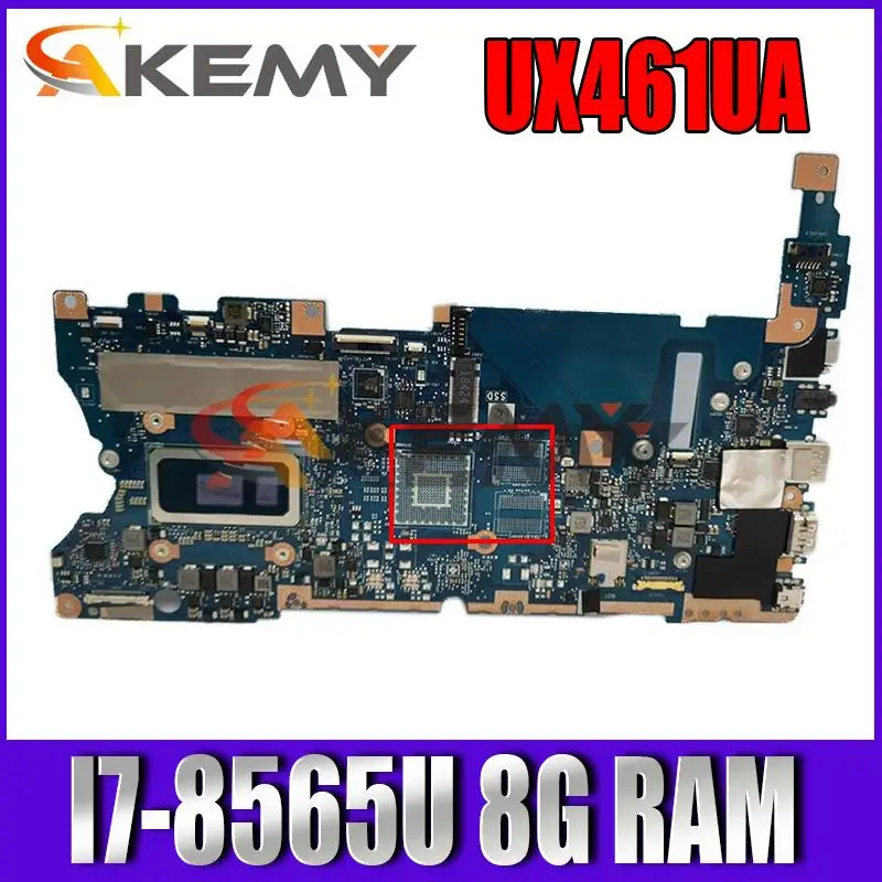 Материнская плата Akemy UX461UA W/ I7-8565U 8G RAM для ноутбука Asus UX461UN UX461UA UX461U UX461 материнская плата
Материнская плата Akemy UX461UA W/ I7-8565U 8G RAM для ноутбука Asus UX461UN UX461UA UX461U UX461 материнская плата