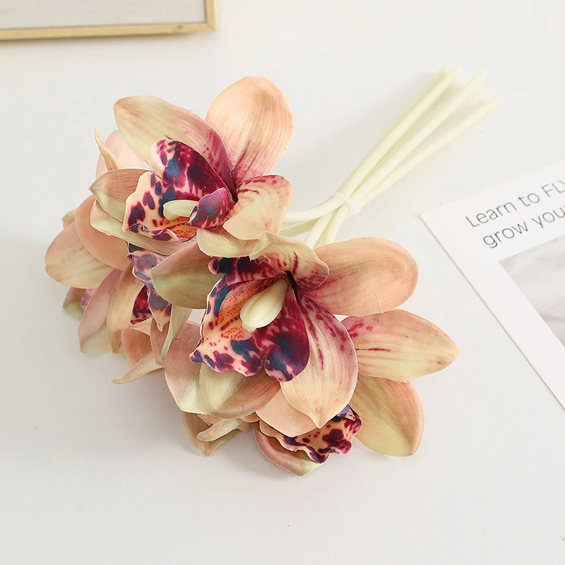 High-quality Simulation Orchid Bouquet Latex True Touch Fake Flowers Hotel Room Decorative Flower Artificial Butterfly Orchids
High-quality Simulation Orchid Bouquet Latex True Touch Fake Flowers Hotel Room Decorative Flower Artificial Butterfly Orchids