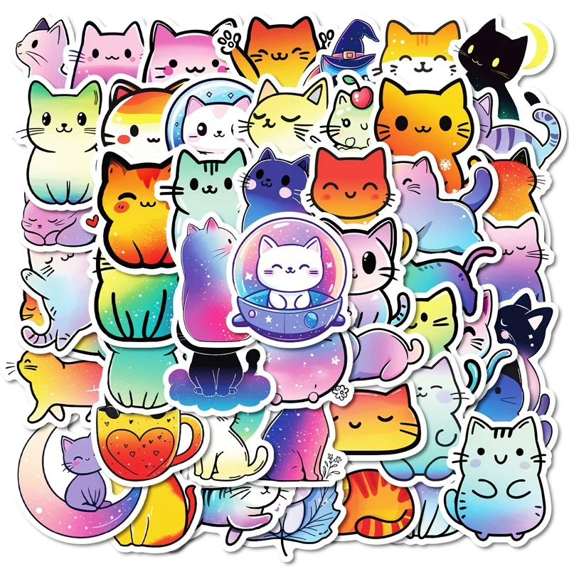 Kawaii фиолетовые наклейки с котом ПВХ для детей
Kawaii фиолетовые наклейки с котом ПВХ для детей