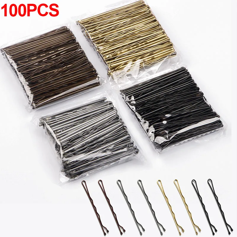 100PCS Metal Hair Clip Lady Hairpins Curly Wave Grips Hairstyle Hairpins Women Bobby Pins Styling Barrette Hair Accessories
100PCS Metal Hair Clip Lady Hairpins Curly Wave Grips Hairstyle Hairpins Women Bobby Pins Styling Barrette Hair Accessories
