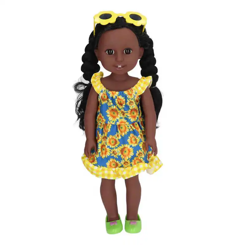 Exquisite Girl Doll Soft Washable Black Girl Doll 15 Inch Cute for Children for Home Bedroom
Exquisite Girl Doll Soft Washable Black Girl Doll 15 Inch Cute for Children for Home Bedroom