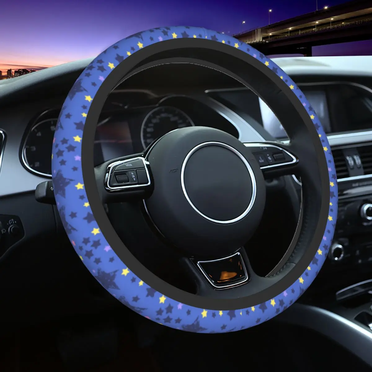 37-38 Car Steering Wheel Cover Five Pointed Star Elastic Braid On The Steering Wheel Cover Car-styling Suitable Car Accessories
37-38 Car Steering Wheel Cover Five Pointed Star Elastic Braid On The Steering Wheel Cover Car-styling Suitable Car Accessories