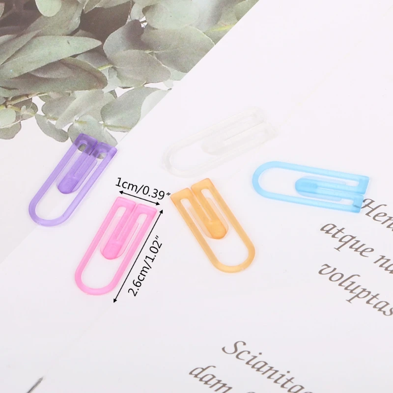 2022 New 60pcs Small Mini Paperclip Kawaii Candy Color Clear Stationery Binder Clip Table Office School Supplies
2022 New 60pcs Small Mini Paperclip Kawaii Candy Color Clear Stationery Binder Clip Table Office School Supplies