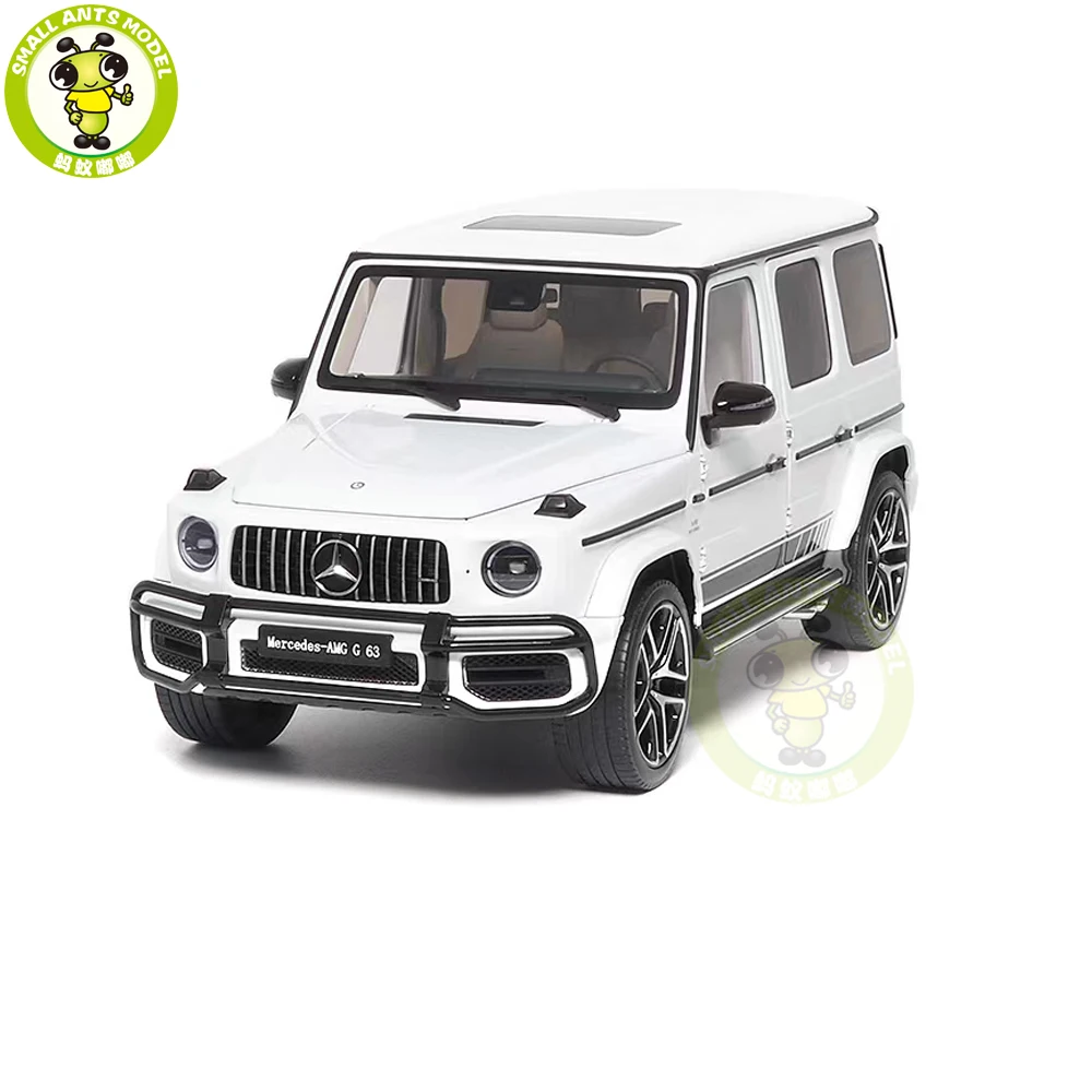 

1/18 Almost Real MercedesAMG G CLASS G63 2019 Designo Platinum Magno Diecast Model Toys Car Boys Girls Gifts