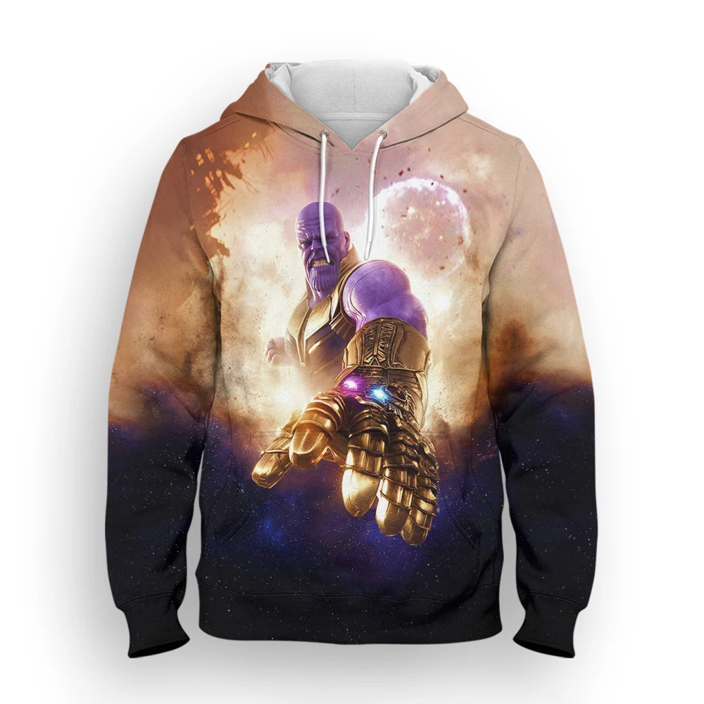 Mens Disney Marvel Thanos 3D Printed Cool Men's Hoodie Sweatshirt Streetwear Spring Autumn Activewear
Mens Disney Marvel Thanos 3D Printed Cool Men's Hoodie Sweatshirt Streetwear Spring Autumn Activewear