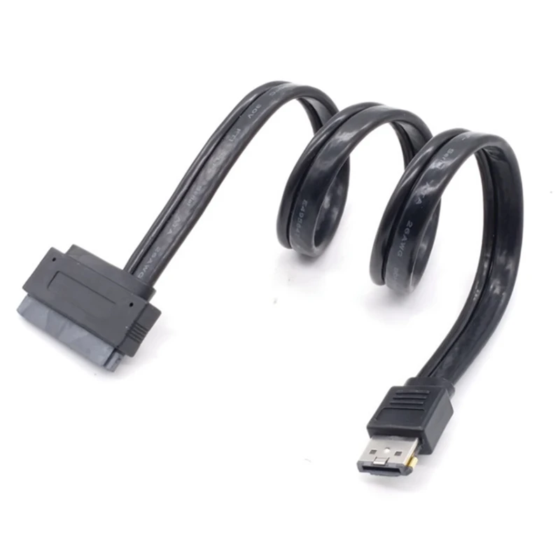 

7+15Pin SATA HDD to Power ESATA Adapter Power Esata USB 2.0 5V 12V Combo to 2.5inch 3.5inch 22Pin Sata Hdd Adapter Cable