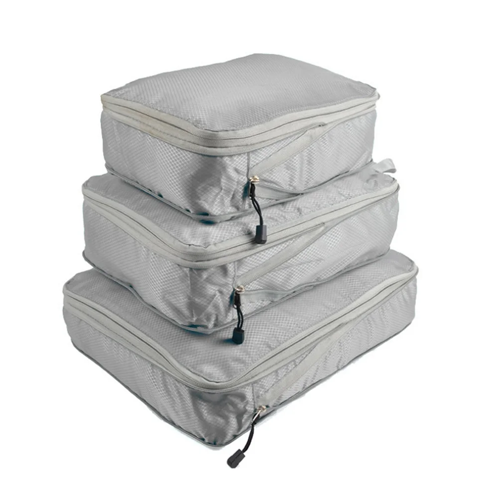 

Дорожная сумка для хранения, сжимаемые упаковочные Кубы, нейлоновый портативный с сумкой, органайзер для багажа, складной водонепроницаемый Дорожный чемодан