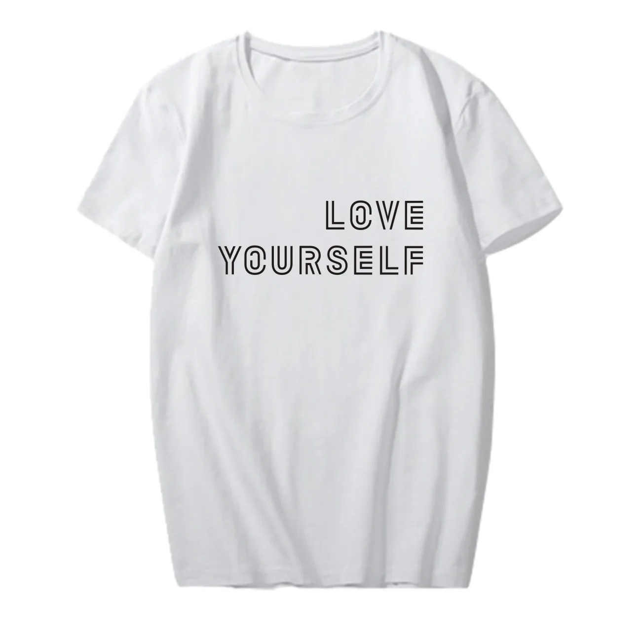 KPOP Bangtang LOVE YOURSELF T-Shirt Women's Summer Oversized Harajuku Y2k Casual Unisex Tee Top
KPOP Bangtang LOVE YOURSELF T-Shirt Women's Summer Oversized Harajuku Y2k Casual Unisex Tee Top