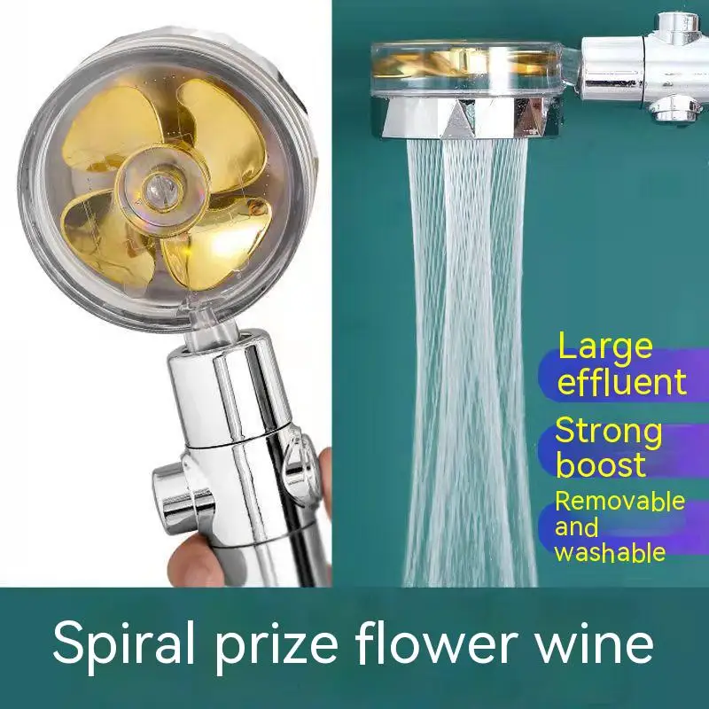 2023 Shower Head Water Saving Flow 360 Degrees Rotating With Small Fan ABS Rain High Pressure spray Nozzle Bathroom Accessories
2023 Shower Head Water Saving Flow 360 Degrees Rotating With Small Fan ABS Rain High Pressure spray Nozzle Bathroom Accessories