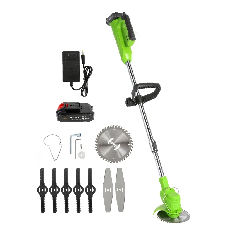 Electric Lawn Mower Rechargeable Li-ion Battery Cordless Grass Trimmer Auto Release Portable Garden Tools Home Trimming Machine
Electric Lawn Mower Rechargeable Li-ion Battery Cordless Grass Trimmer Auto Release Portable Garden Tools Home Trimming Machine