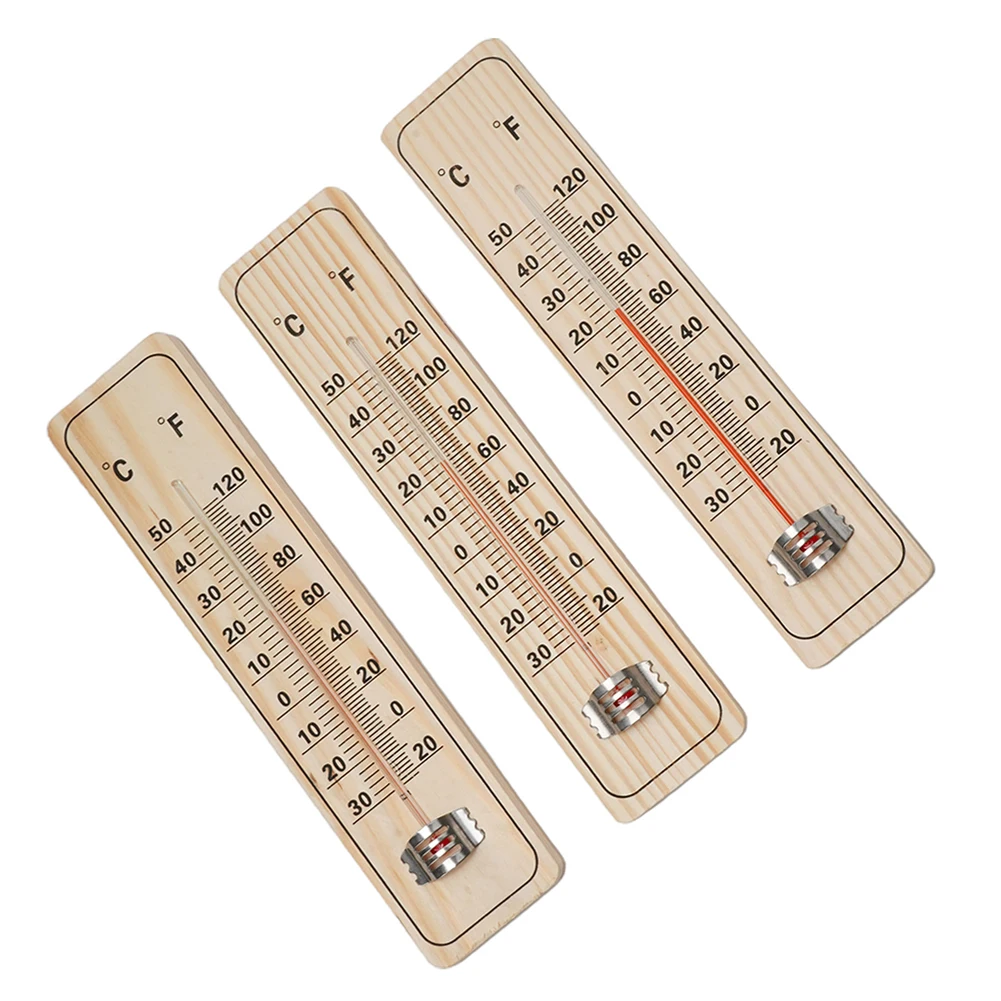 Деревянный термометр-30 ℃ ~ + 50 ℃ 21,5x4,8x0,8 см C & F считывание для садовой сосны + красный керосин прочный и практичный
Деревянный термометр-30 ℃ ~ + 50 ℃ 21,5x4,8x0,8 см C & F считывание для садовой сосны + красный керосин прочный и практичный