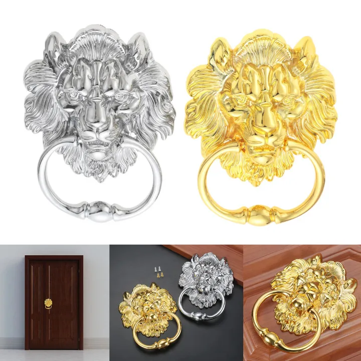 DRELD 155mm Big Lion Head Drop Ring Furniture Handle Bright Chrome Wood Chair Sofa Door Pull Handle Knob Retro Style Silver Gold
DRELD 155mm Big Lion Head Drop Ring Furniture Handle Bright Chrome Wood Chair Sofa Door Pull Handle Knob Retro Style Silver Gold