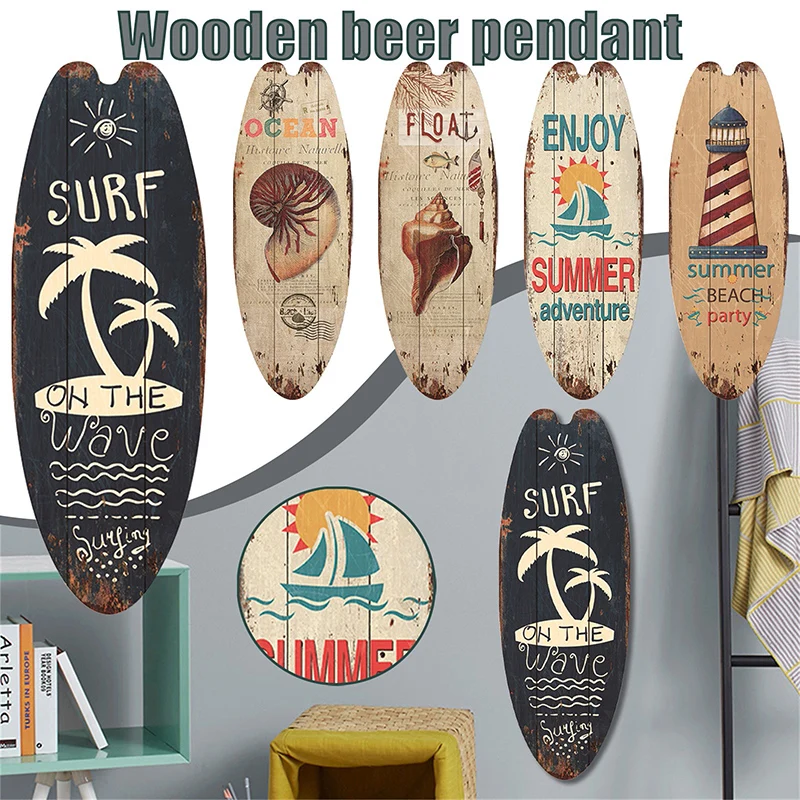 Casual Home Decor Vintage Wooden Print Sign Surfboard Festival Bar Home Party Decor Wooden Sign Beach Style Hanging
Casual Home Decor Vintage Wooden Print Sign Surfboard Festival Bar Home Party Decor Wooden Sign Beach Style Hanging