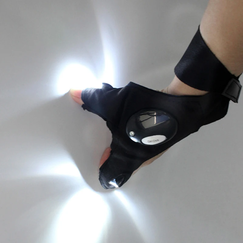 Fingerless Glove LED Flashlight Waterproof Torch Outdoor Tool Fishing Camping Hiking Survival Rescue Multi Light Tool
Fingerless Glove LED Flashlight Waterproof Torch Outdoor Tool Fishing Camping Hiking Survival Rescue Multi Light Tool