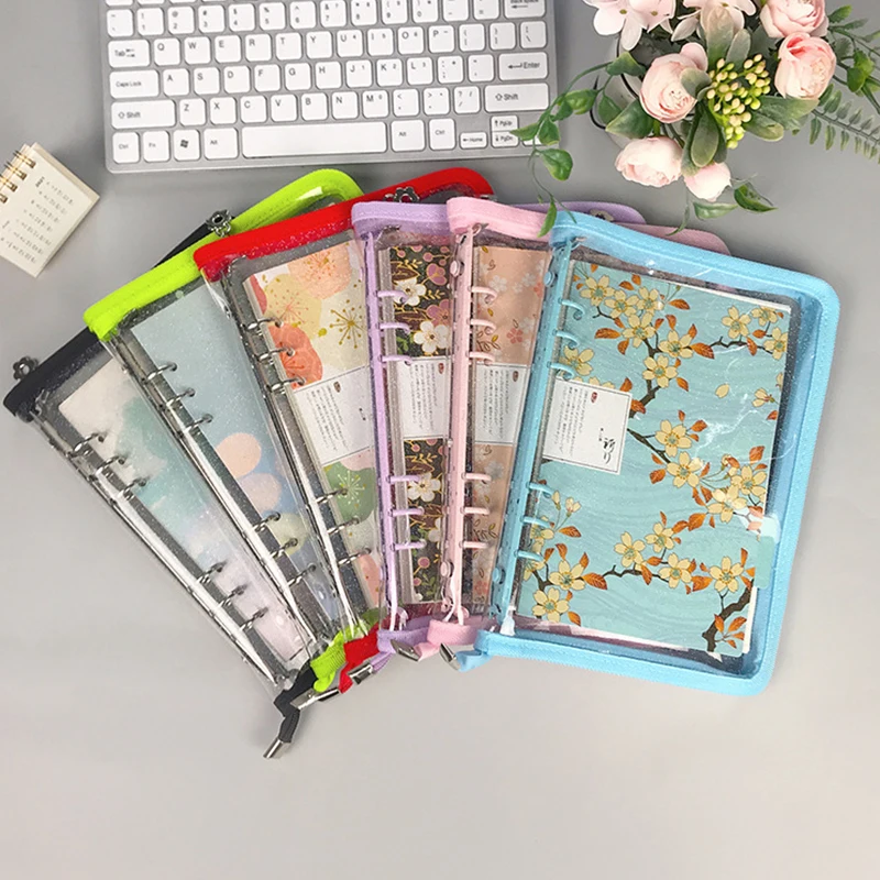 A5 A6 Binder Glitter Zipper PVC Loose-Leaf Notebook Cover Korean Stationery Diary Journal Notebook School Office Supplies
A5 A6 Binder Glitter Zipper PVC Loose-Leaf Notebook Cover Korean Stationery Diary Journal Notebook School Office Supplies