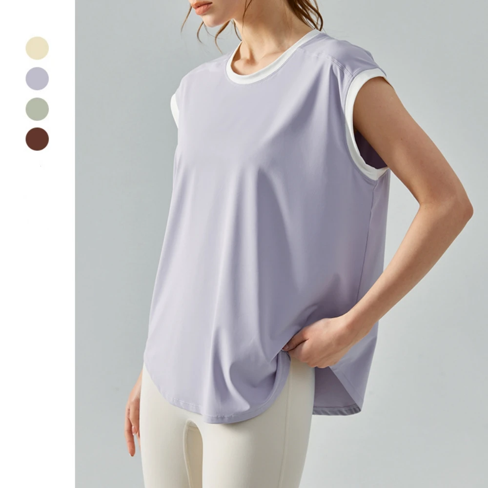 Kaycee Outdoor Running Sports T-shirt Yoga Top Vest Loose Casual Color-block Short Sleeve T-shirt Comfortable Fitness Gym Wear
Kaycee Outdoor Running Sports T-shirt Yoga Top Vest Loose Casual Color-block Short Sleeve T-shirt Comfortable Fitness Gym Wear