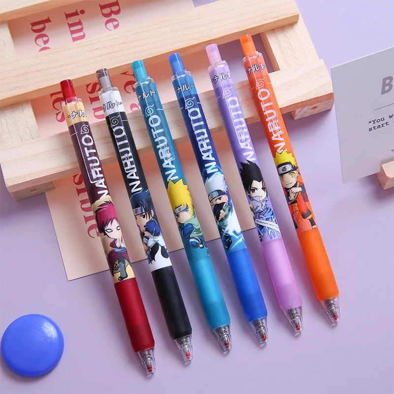 6PCS Japan Cartoon Creative Student Stationery Pen Konoha Village Ninja Cartoon Gel Pen 0.5mm Kakashi Press Pen Kids Gift
6PCS Japan Cartoon Creative Student Stationery Pen Konoha Village Ninja Cartoon Gel Pen 0.5mm Kakashi Press Pen Kids Gift