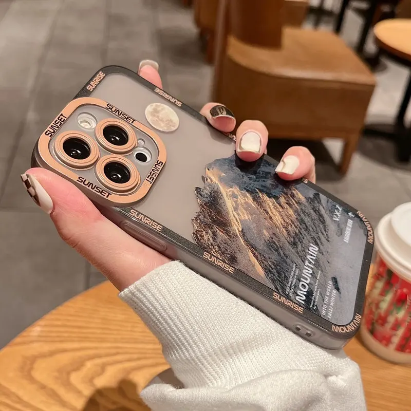 Retro Sunset Clouds Snow Mountain Case For iPhone 13 Pro 11 12Pro Max XR XS Max 7 8 Plus X Lens Protection Shockproof Soft Cover
Retro Sunset Clouds Snow Mountain Case For iPhone 13 Pro 11 12Pro Max XR XS Max 7 8 Plus X Lens Protection Shockproof Soft Cover